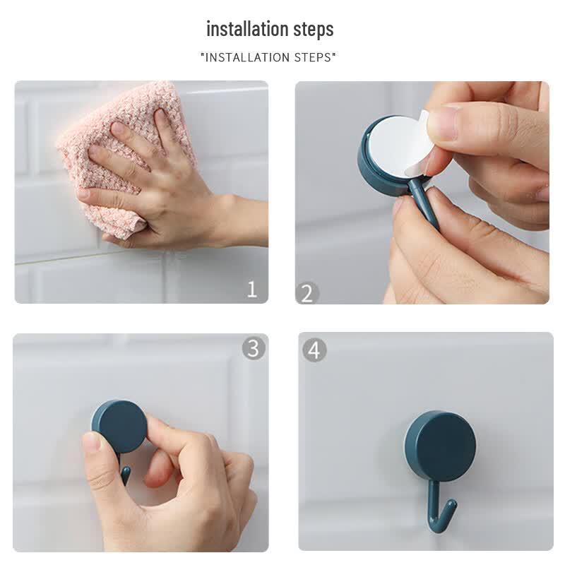Nolansendi Punch-Free Adhesive Hooks
