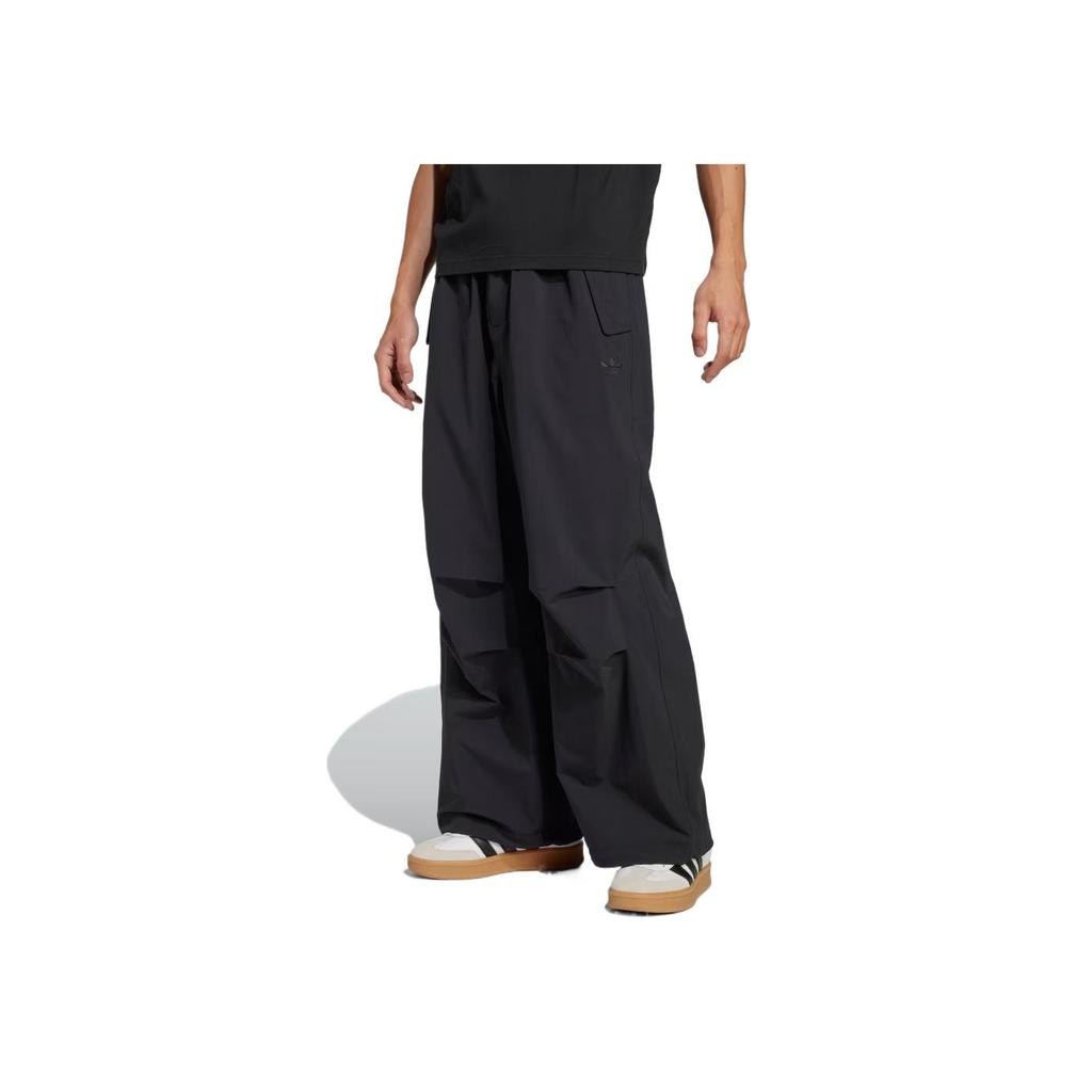 Adidas Originals Premium Essentials Comfortable Soft Loose Casual Pants Men Bottoms Black JD2111