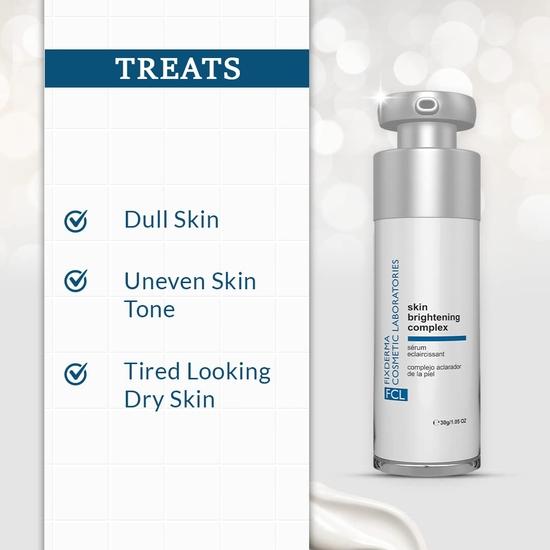 FIXDERMA COSMETIC LABORATORIES Kompleksowy balsam rozjaśniający skórę, poprawia teksturę skóry, kwas hialuronowy, alfa arbutyna, 30 ml (Pakiet 1)