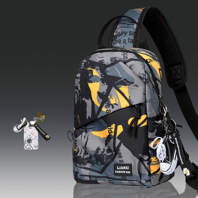 Мужская легкая кросс-боди сумка на грудь из оксфорда