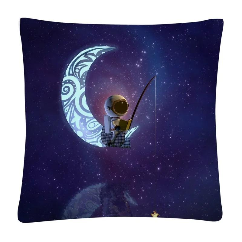 Astronaut Cartoon Decorative Pillowcase Office Living Room Car Ornaments Home Pillowcase