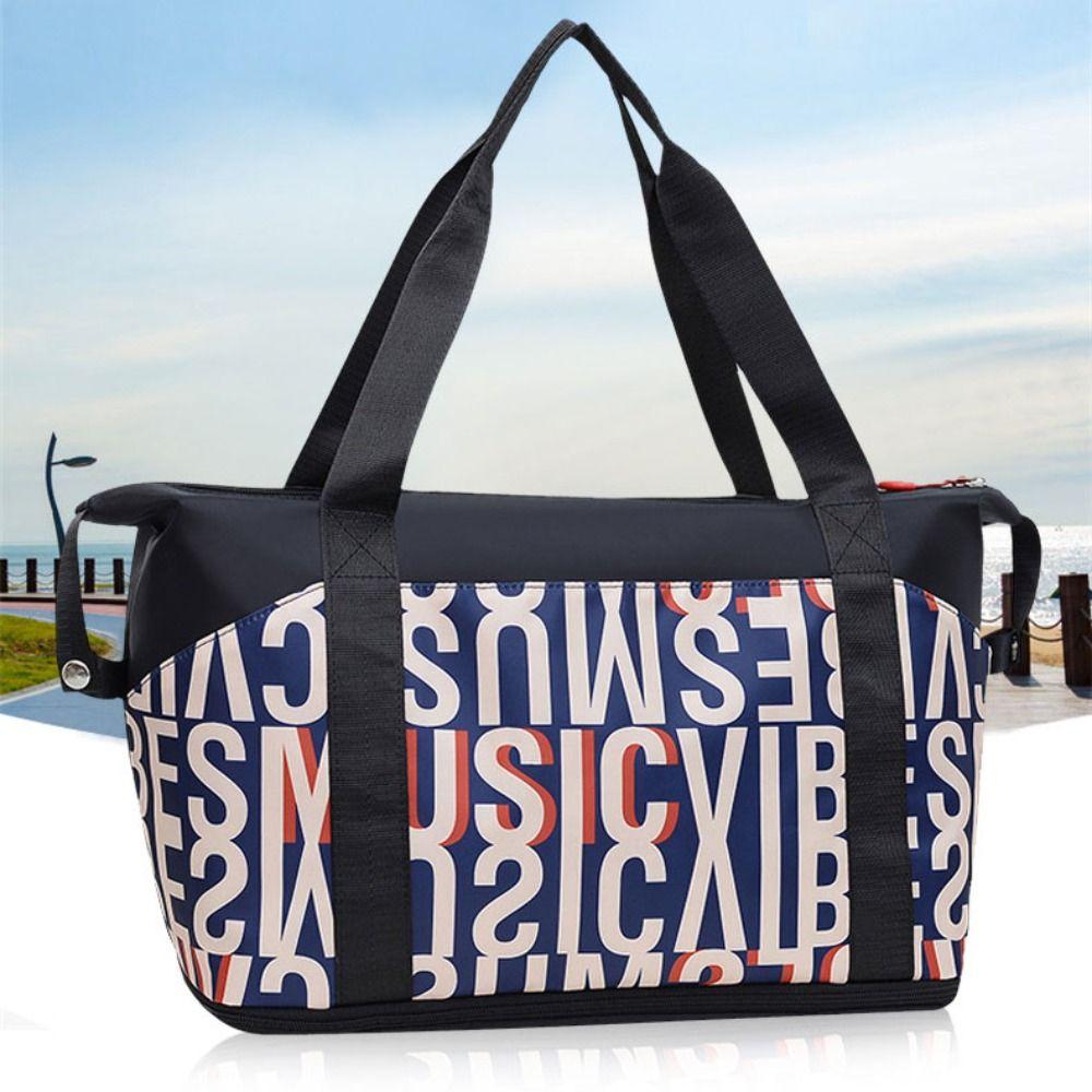 

Multifunctional Carry on Luggage Bag Large Capacity Fitness Training Bag Gym Style1