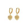 Heart High-end Temperament Earrings Trendy Elegant Lady's Classic Accessories Fashion 100% Match Goddess Style Daily Casual Jewelry