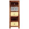 Side Cabinet 40x30x110 Cm Solid Acacia Wood