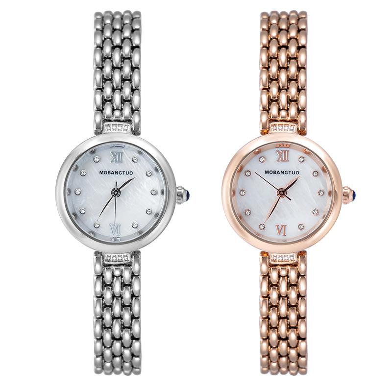 Fashion Women'S Hand Fritillary Face Diamond Bracelet Steel Belt Quartz Waterproof Temperament Tide Watch