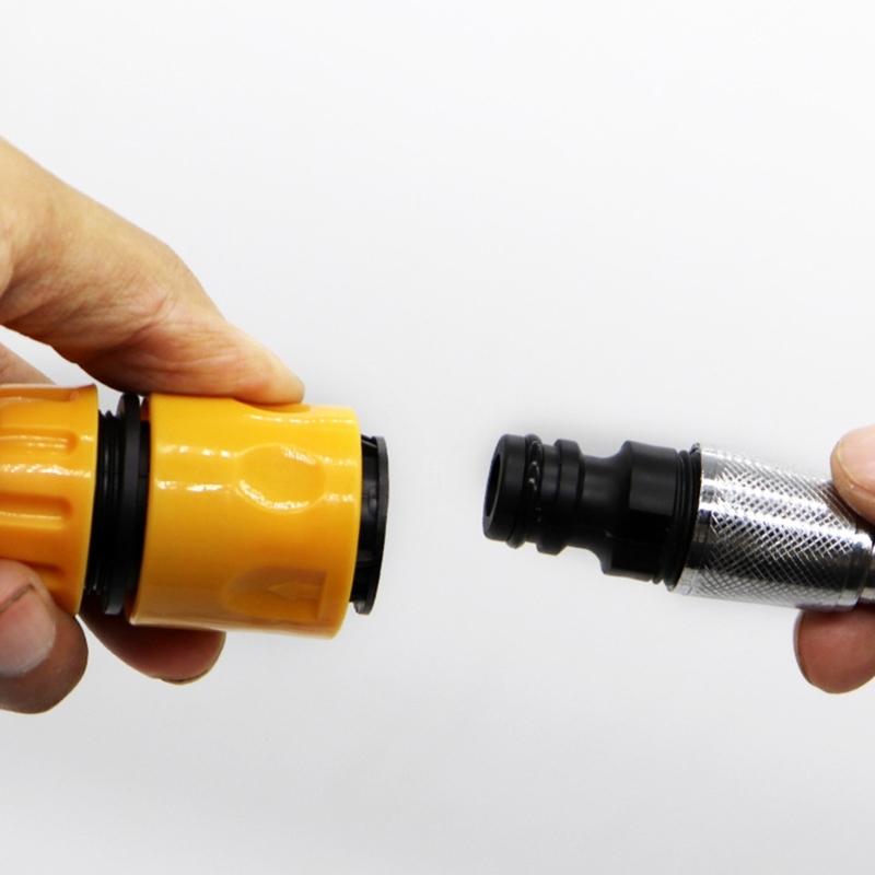 Quick Connects Hose Connectors with 1/2Inch Male Thread Easy to Install Threaded Nipple Connectors Watering Attachments