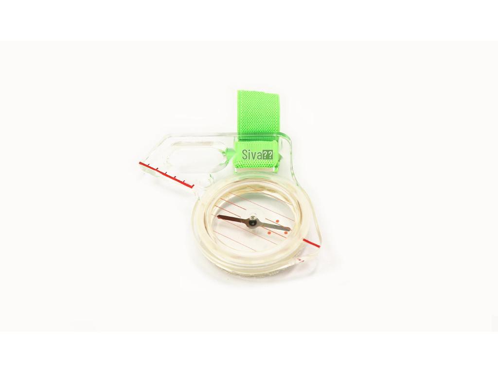 Compact Thumb-Type Outdoor Compass with Map Scale for Orientation and Teaching