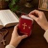 40 Slots Prayer Card Holder PU Leather Mini Saints Cards Wallet Unisex Card Collection Case  Travel