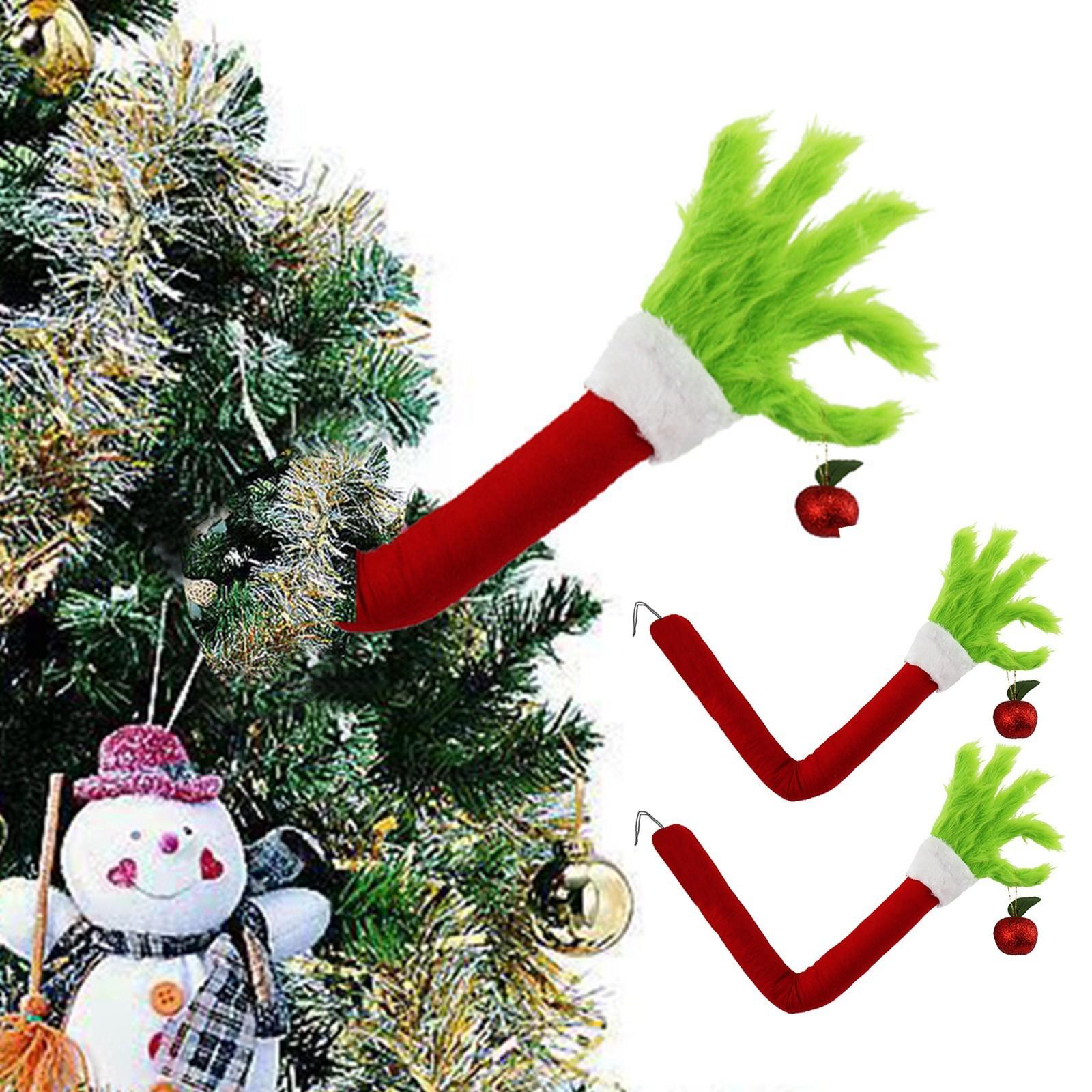 

Подвеска для украшения рождественской елки, забавная и милая подвеска в виде руки, украшение для садовой елки, незабываемый подарок One Size белый