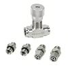 Hydraulic Flowrate Control Valve Fit for STB Series Mini Excavator 0.8 2 Ton 3 8in with M14 Connection Bidirectional
