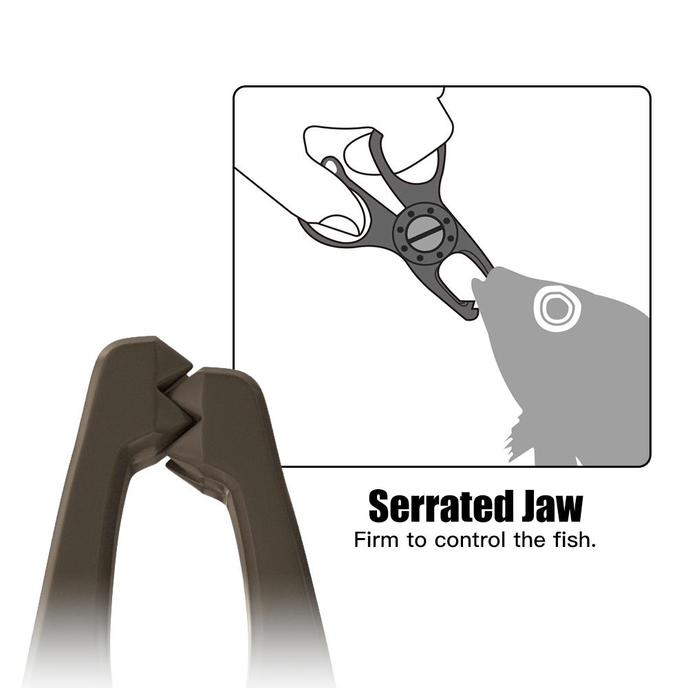 Mini Fishing Pliers Plastic Fish Gripper Fish Grabber Fish Pliers Fish Holder Fishing Clamp Tackle