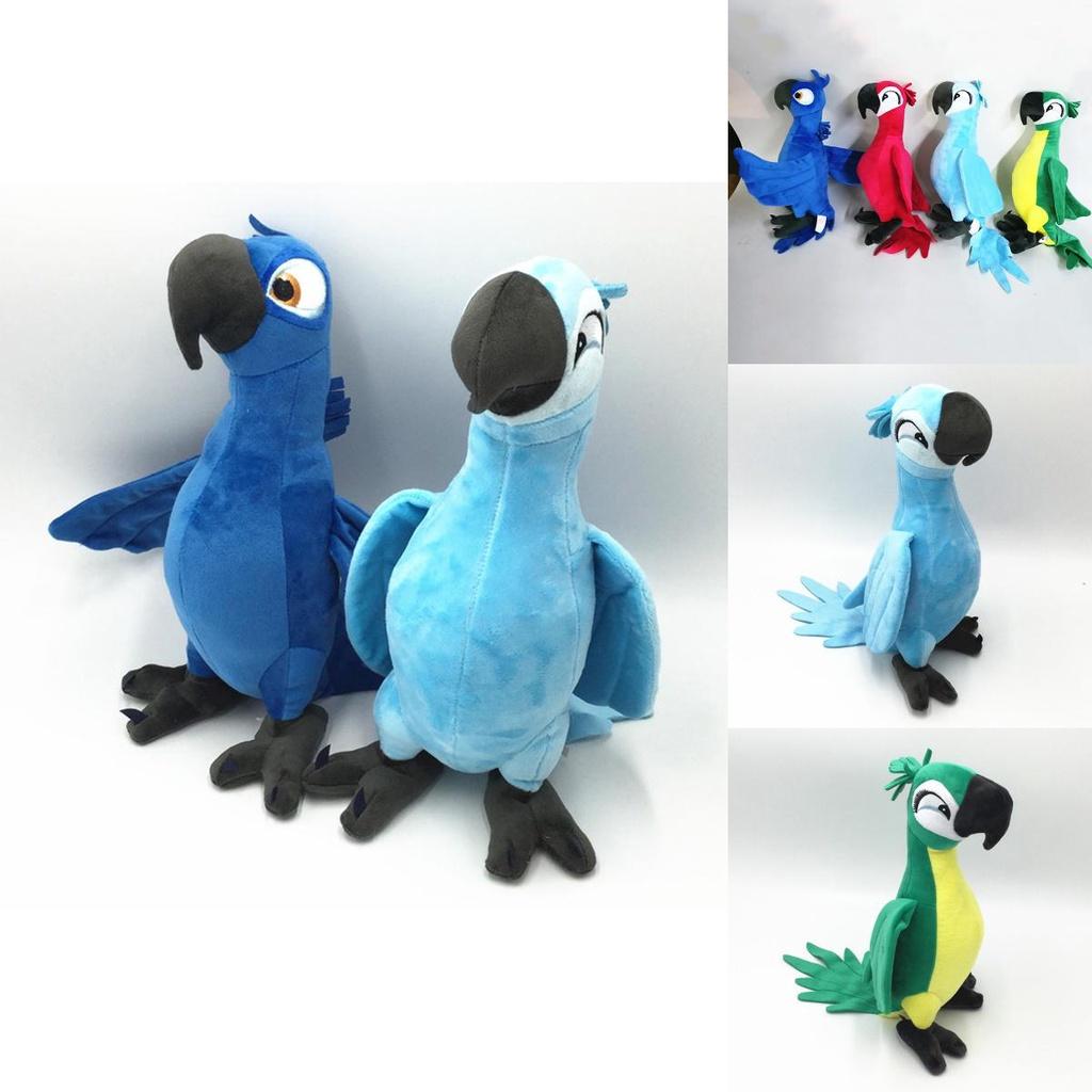 Adorable 30cm Rio Movie Plush Toy Parrot Bird Stuffed Animal Doll Perfect For Kids