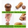 1Pc Condiment Grinder Mill Tools Manual Salt Pepper Grinder Oak Wood Pepper Mill Spice Salt Grinder Mill Tools