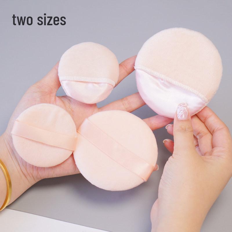 Sametová houbička na pudr – pudr na zafixování make-upu – pudrový make-up šetrný k pokožce pro vizážisty