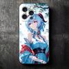 Genshin Impact Ganyu Soft Phone Case for iPhone 16 16E 17 Air 15 Pro Max 14 Plus 13 Mini 11 12 7 Black Cover Back Shell