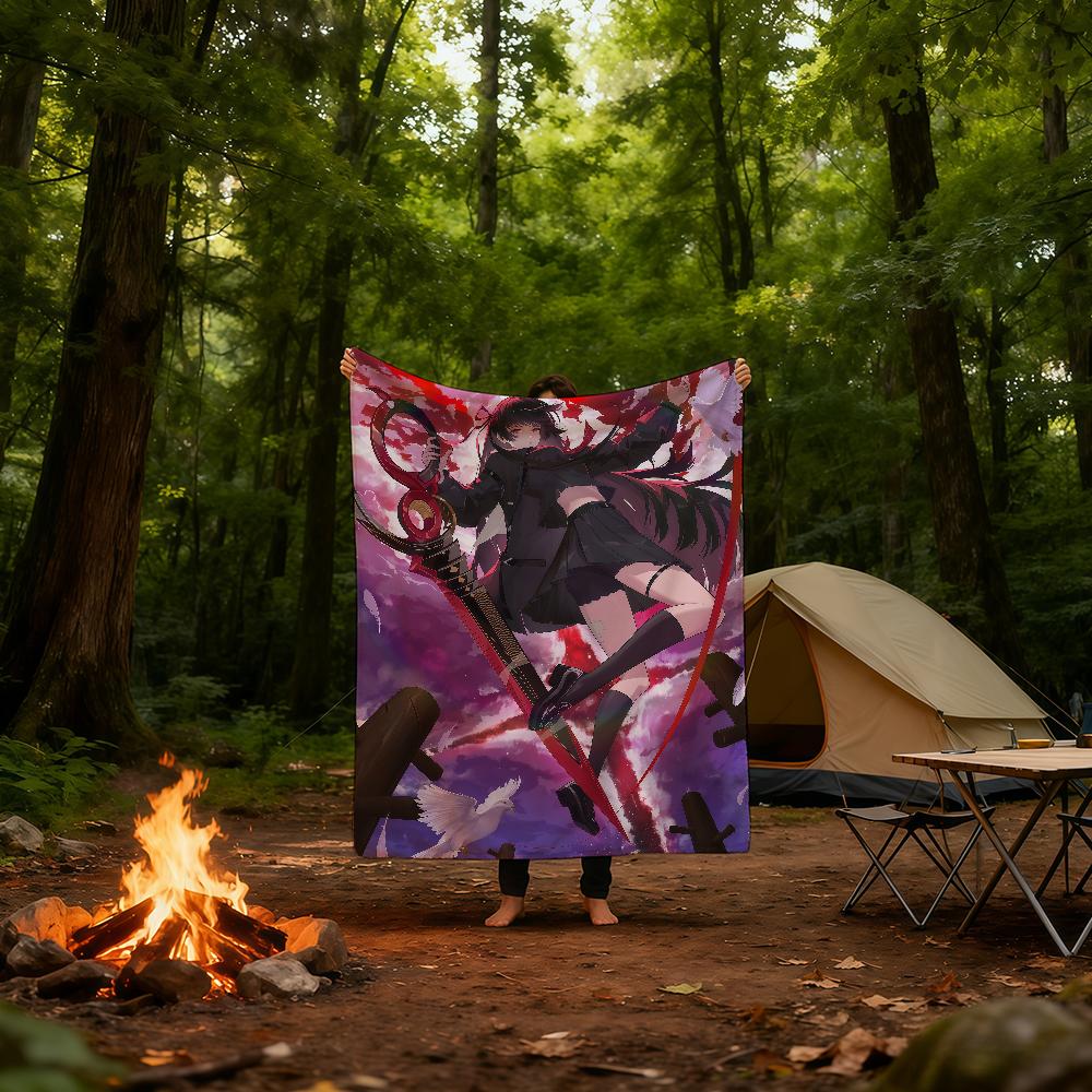 Game W-Wuthering Waves Chisa Blanket Super Warm Comfortable Plush Throw Blanket Child Home Sofa Bedroom Gift