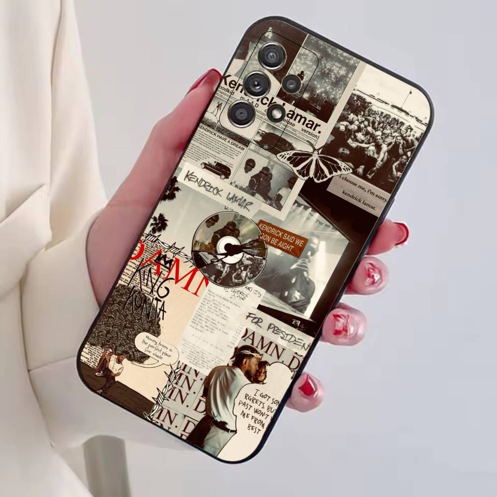 K-Kendrick Lamar Rapper Phone Case Black Silicone Soft For Samsung S25,S24,S21,S22,S23,S30,Ultra,S20,Plus,Fe,Lite