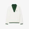 [lacoste] Women's Tennis Heritage Half-Zip Sweatshirt SF8634-55NX0N