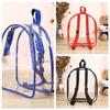 Korean Style Transparent Backpack Zipper PVC Shoulder Bag Fashion Students School Bag  Travel