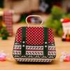 5Pcs Multipurpose Christmas Tin Case Versatile Christmas Tin Storage Box with Handle for Home Office School Use