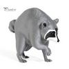 Quirky Table Decorations 3D Printed Racoon Figurine, Cute Raccoon Statue, Funny Desk Buddy, Animal Statue Small Collectible Figure for Home