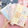 Quaderno Copertina Cartone Animato Carino A5 Quaderni a Spirale, Diari Animali Kawaii, Quaderno Carta Colorata Rigata 20,7 cm x 14 cm, 60 Fogli Diario per Scrittura