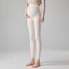 Leggings molletonnés de maternité: Coton Rayé, Collants de Soutien pour Printemps/Automne