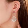 New Retro Ethnic Style Handmade Crystal Tassel Earrings, Light Luxury Fashion, Niche, High-end Korean Earrings