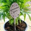 Garden Marker Unique Meaningful Spoon Shape Plant Marker DIY Decorative Sign Plant Label for Garden Decor Adult Sex Wear
