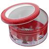 1pc Candy Box Christmas Tinplate Cookie Storage Container Xmas Gift Packaging Sweet Treat Holder Festive Metal Tin Decor