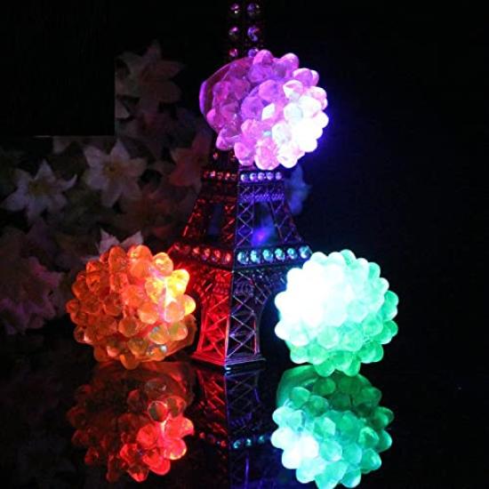 Iroiro House 36 Fruit Perfect for and Night Market Prizes Light-Up Rings, Rings, Glow-Up Toys, Christmas, Halloween, Parties, Festivals,