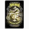 DORA Tin Sign Born To Ride Motorcycle Tin Signs Retro Metal Sign Plaque Vintage Wall Decor Garage Bar Man Cave Decorative Plate