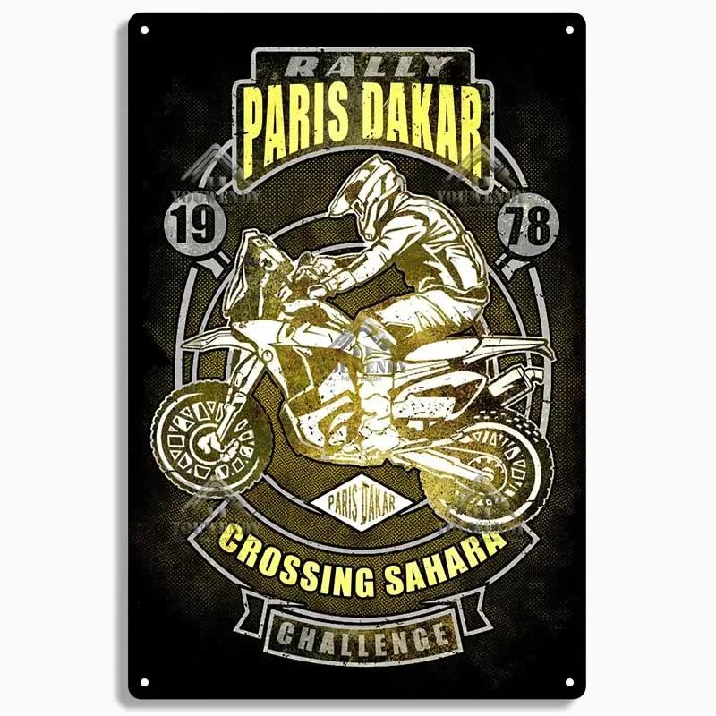 DORA Tin Sign Born To Ride Motorcycle Tin Signs Retro Metal Sign Plaque Vintage Wall Decor Garage Bar Man Cave Decorative Plate