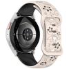 18mm 20mm 22mm Floral Engraved Band for Samsung Galaxy Watch 7 6 5 4 Cute Fancy Silicone Strap For Watch 5 Pro/Active 2 Correa