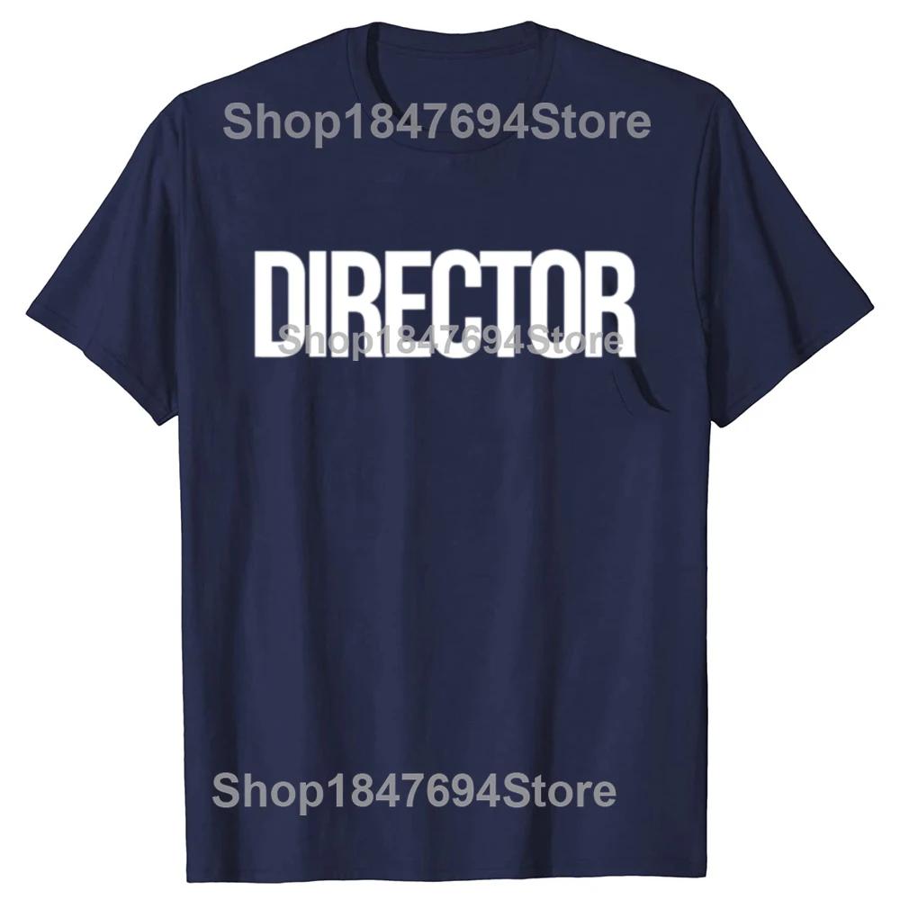 Funny Vintage Director Filmmaker Film Crew Graphic T-shirt Men Women Hip Hop Oversized T Shirt 100% Cotton Comfort T-shirts