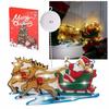 Hanging LED Lights Christmas Decoration Santa's Sleigh
