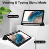 Acylic Transparent Back Tablet Cover for Samsung Galaxy Tab A9 8.7 Inch 2023 Shockproof Case S9 Plus 11" Pencil Holder Funda