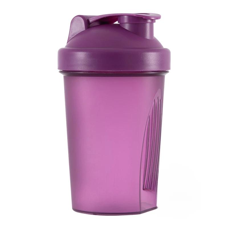 400ml Přenosný Plastový Kelímek na Nápoje Šejkrové Lahve Sportovní Kelímky na Vodu Láhev na Míchání Syrovátkového Proteinového Prášku Fitness Gym Šejkr Venkovní