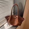 Borsa Tote in PU Testurizzato con Manico Superiore Grande Capacità Moda Borsa a Spalla Quotidiana