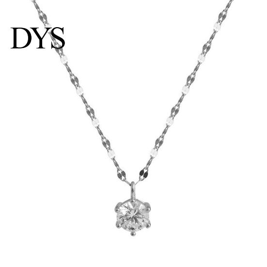 Rhinestone Women Necklace Luxurious High-end Shiny Geometric Neck Chain Female Jewelry Pendant