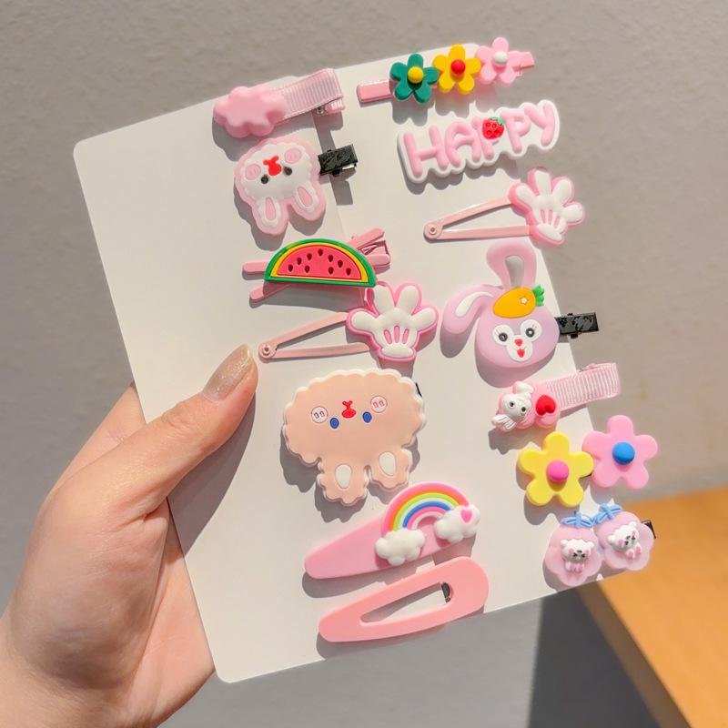 2024 Bunte Entenschnabel-Haarspangen für Mädchen - Niedliche Seitenscheitel & Frizzige Haarnadeln Kinder-Kopfschmuck