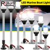 12V/24V Waterproof Navigation Light Boat LED Light for Marine Yacht Fold Down Navigation Anchor Light Sailing Signal Light