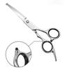 Stainless Steel Dog Hair Cutting Shears Silver Pet Hairdressing Curve Scissors  Grooming