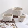 3Pcs Foldable Felt Storage Boxes Multi-Functional Home Organizer Baskets for Cosmetics, Stationery & Small Items