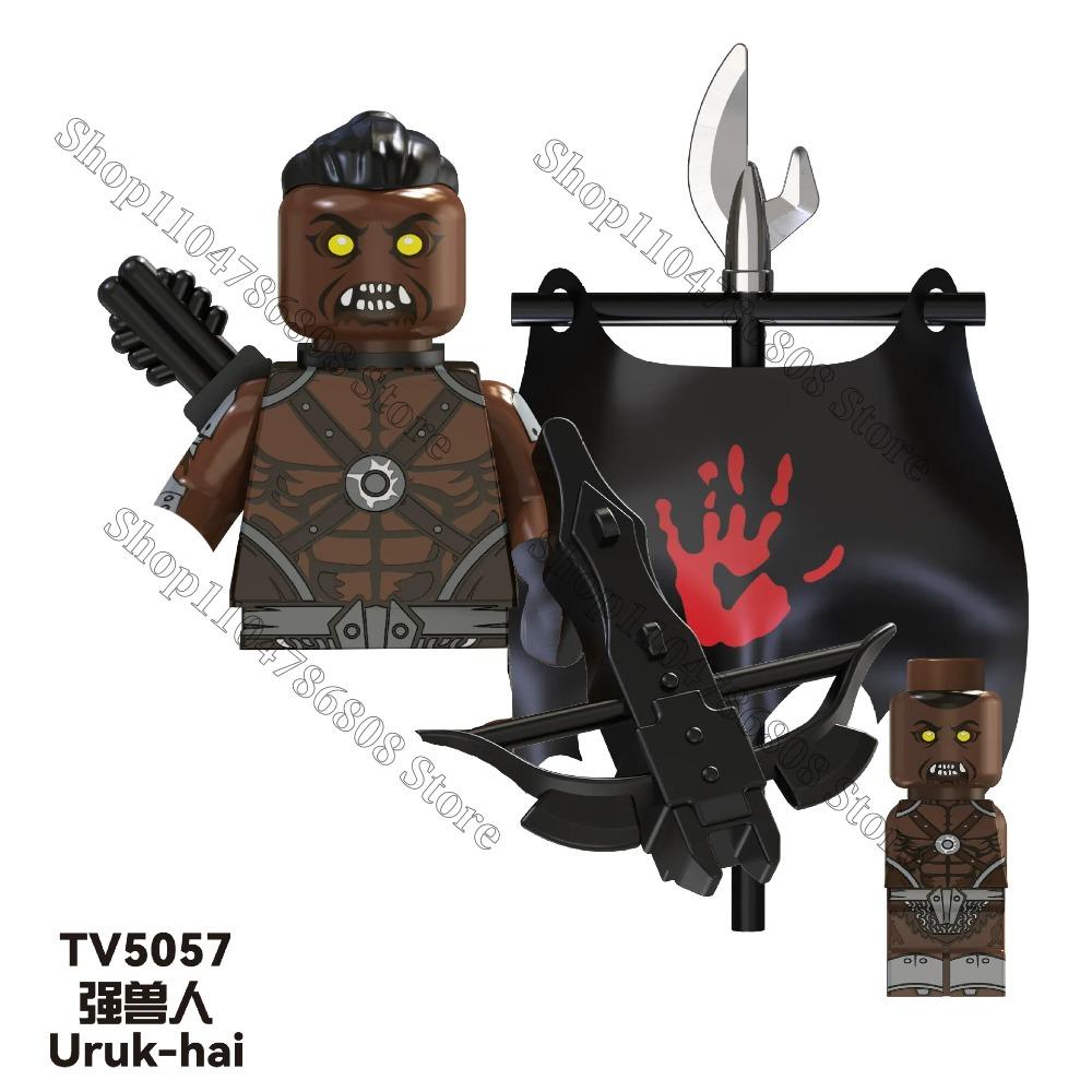 

Аниме-фигурка Властелин колец Урук-хай Боромир ОРКИ модель строительные блоки детский подарок кирпичные игрушки