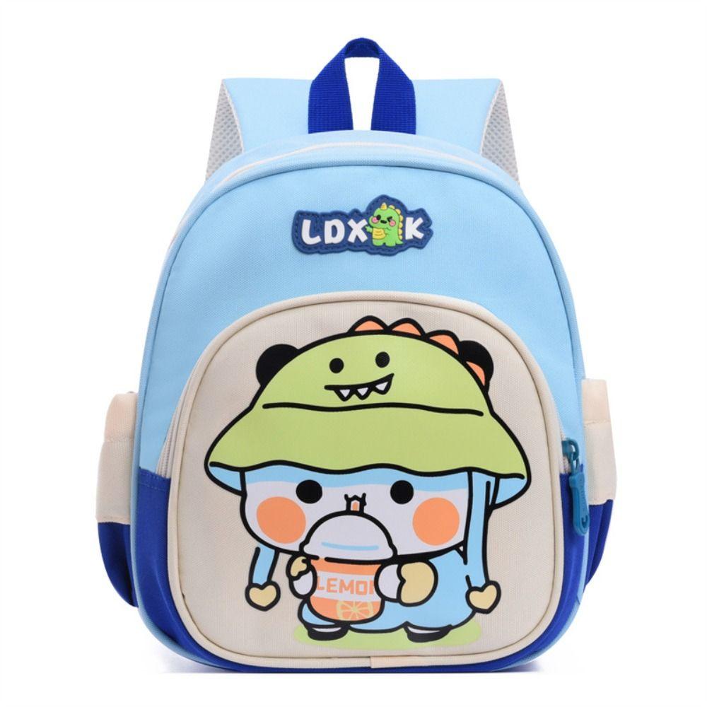 Cute Cartoon Dinosaur Baby Backpacks Lightweight Large Capacity Kindergarten Schoolbag Animals Wear-resistant Toddler Rucksack