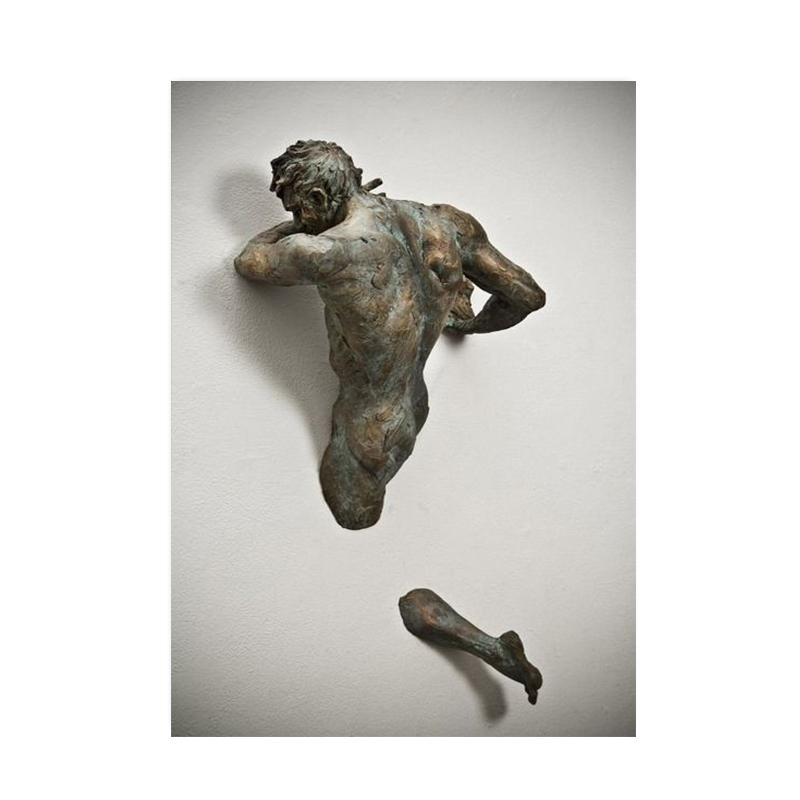 Abstract Statue Figure Canvas Painting Visual 3D Effects Posters Prints Wall Art Picture For Living Room Home Decor Gift Cuadros