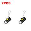 1-1PCS Mini Type C Flashlights Pocket Handheld Keychain Flashlights Outdoor Emergency High Brightness Torch For Hiking Camping
