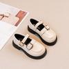 Girls' leather shoes 2025 spring and autumn new children's breathable single shoes soft sole light princess shoes Korean version of girls loafers