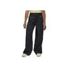 Jordan Solid Color Multi-Pocket Straight-Leg Casual Cargo Pants Women Bottoms Black DZ4437-010